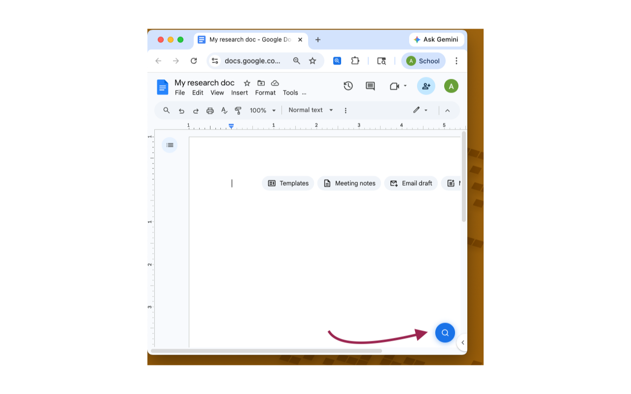 Launch from extension icon